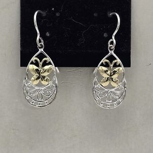 Sterling Silver Butterfly Earrings